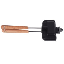 Hotdogtoaster, dubbelzijdige sandwichmaker, kaasvorm, campingkoekenpan