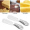 Butter Knife - Multi-purpose - Stainless Steel - Ergonomic Handle - 2 Pieces - Silver 3