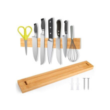 Magnetische messenhouder van 40 cm, boren niet nodig, wandmontage organizer voor keukenmessen, fruit en scharen