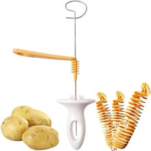 Spiraaliperunanleikkuri, manuaalinen vihannesleikkuri, porkkanaleikkuri, spiraaliperunanleikkuri perunoille, grilli