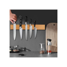 Porte-couteaux magnétique de 40 cm, sans perçage, organisateur mural pour couteaux de cuisine, fruits et ciseaux