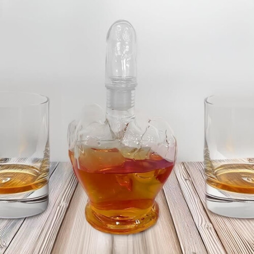 Καράφα Ουίσκι - Noname - Majeur Tendu - Ποτήρι - 750 ml - Σύγχρονος Σχεδιασμός 2