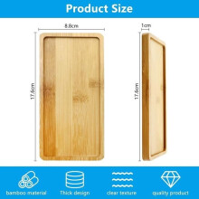 Serving Tray - Unspecified - Rectangular - 2 Pieces - Bamboo - 17.5x8.8x1CM