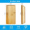 Serving Tray - Unspecified - Rectangular - 2 Pieces - Bamboo - 17.5x8.8x1CM 1