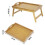 Serving tray - KKTONER - Breakfast tray - Natural bamboo - Foldable - Rectangular 2