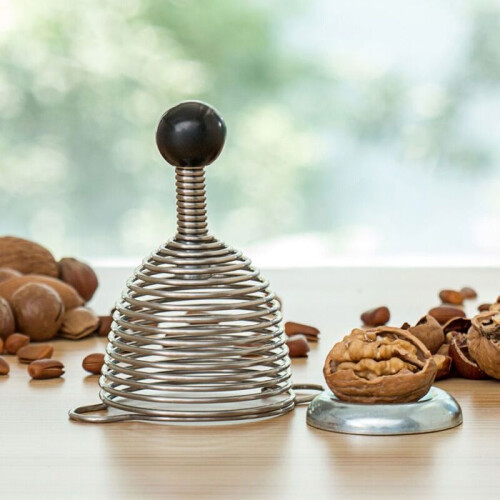 Nutcracker Ball, Stainless Steel, Black, Silver, Ø 70 mm, H 100 mm 2