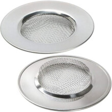 Sink strainer - 10 pieces - Stainless steel - Diameter 7.5cm - Prevents blockages