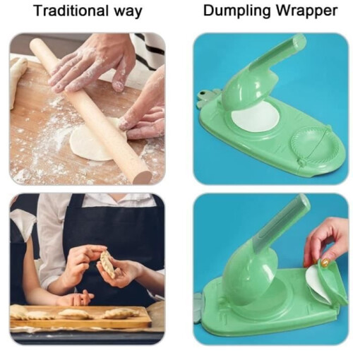 2-in-1 Dumpling Maker - Not Specified - Automatic Ravioli Press - White - Polypropylene - 27.5x8x23 cm 2