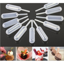 Mini contagocce - Chi - 4ml - 50 pezzi - Non tossici - Per torte e dessert