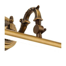 Vintage LED-Badezimmerspiegelleuchte, Badezimmerbeleuchtung aus Messing, wasserdicht (IP44)