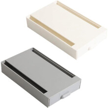 Set mit 2 selbstklebenden Schreibtischschubladen-Organizern, Aufbewahrungsbox für die Schreibtischschublade, selbstklebender Organizer