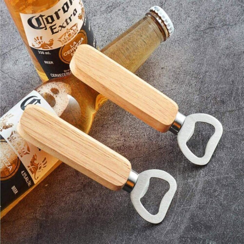 8 Wooden Bottle Openers for Home Kitchen Bar - Practical Gift PZCC 2