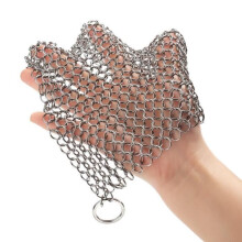 Chainmail - 304 Stainless Steel - Durable - Reusable - Won't scratch pots and pans