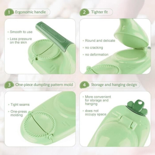Raviolivorm - 2-in-1 - Handmatig - Groen - PP 2