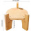 Support pour distributeur de boissons - Bois - Marron - Durable - Stable - Pratique 4