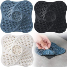 Set di 3 pezzi per raccogliere i capelli nella doccia, filtro per lo scarico della vasca da bagno con ventosa per lavabo del bagno