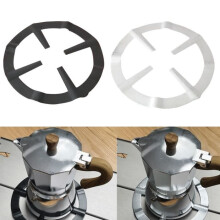 Accessorio da cucina - JOYFAN - Anello wok in ghisa - Diametro 13,5 cm - Presina nera - Ideale per il campeggio