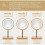 Vanity Mirror - LARGEIGHT - LED - 360 Rotation - Dimmable - Multiple Colors 2