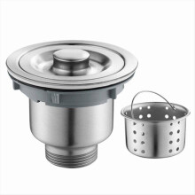 Gruppo di scarico per lavello da cucina in acciaio inox, tubo di scarico antiodore, accessori per lavello da cucina