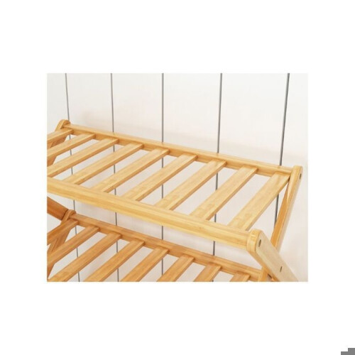 Shoe Rack - YYV - 3 Tiers - Foldable - Bamboo - 50 cm - Multiple Colors 1