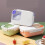 Double-layer Bento lunch box | Large capacity portable rectangular container with insulated storage | School supplies 6