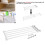 Shelf divider - Greensen - Adjustable - Plastic - White 2