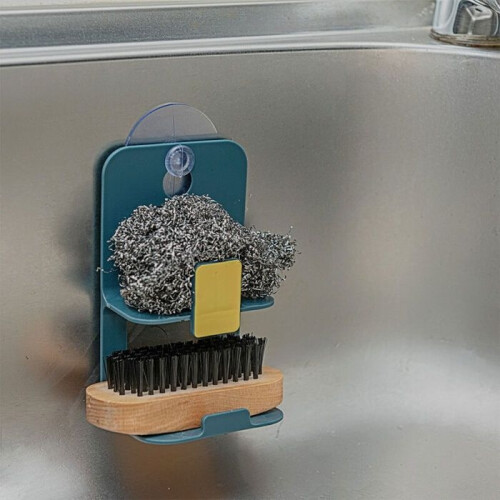 Kitchen sink drainer, soap dish drainer, kitchen suction cup, sponge storage holder, accessories 2