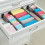 Drawer Organizer - LARGEIGHT - Set of 4 - Adjustable - Plastic - Multiple Colors 4