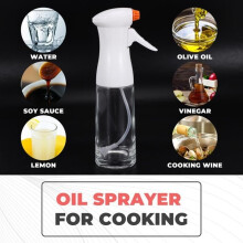 Oil Sprayer for Cooking, with 2 Nozzles, Olive Oil Sprayer, Water Spray Oil Bottles