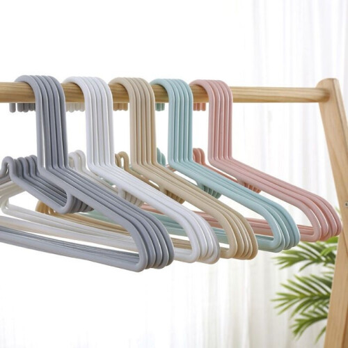 10 pieces of simple hangers - White 2