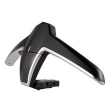 Appendiabiti pieghevole per auto, accessori per auto, appendiabiti pieghevole universale per auto, 65x55x210 mm, nero