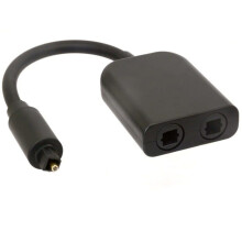 Digital optical audio splitter cable, 6-core optical fiber adapter, optical fiber converter