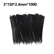 Verpakking van 1000 industriële nylon zelfsluitende kabelbinders voor thuis, kantoor, garage,