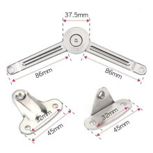 Set of 2 soft-close hinges for lift-up kitchen cupboard doors