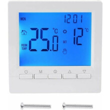 Intelligenter Wandthermostat mit LCD-Display für Fußbodenheizung – blaue Hintergrundbeleuchtung