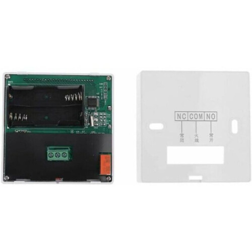 Smart wall thermostat with LCD screen for underfloor heating - blue backlight 2