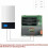 Smart wall thermostat with LCD screen for underfloor heating - blue backlight 5