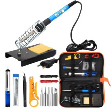 8-in-1 soldeerboutset, 60W soldeerstation, soldeerpomp, elektronisch solderen, instelbare temperatuur, draagbare soldeerbout