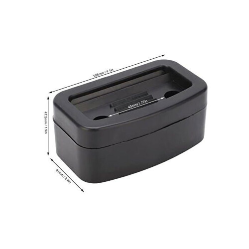65mm Square Plastic Casing Silent Air Compressor Noise Reduction Intake Pump Inlet Filter