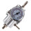 Universal adjustable fuel pressure regulator for car with gauge, silver 2