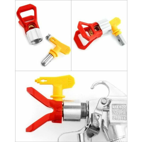 Airless Paint Sprayer - LARGEIGHT - Universal Model - 517 Reversible Nozzle - Multiple Colors - Corded 1