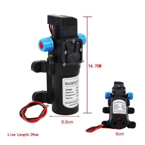 Αντλία νερού - SOULONG 12V - 160Psi - Αυτοαναρρόφησης - Υψηλής πίεσης 1