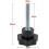 NetBoat 10pcs M6x40 thread clamping button black plastic star-shaped button screw on knob for machine tool 2
