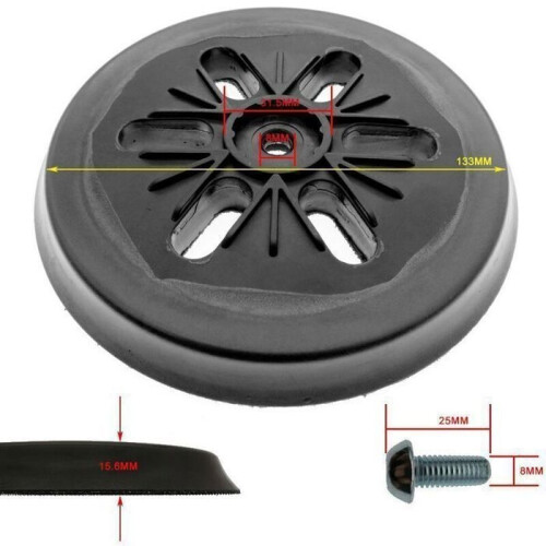 Δίσκος λείανσης για έκκεντρο τριβείο Bosch GEX 150 AC, PEX 15 AE, GEX 150 Turbo, 150 mm, με βίδα 1