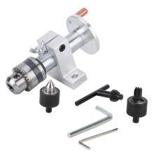 SURENHAP Rotating Center for Woodworking and DIY - White - With Key for Mini Bed Decor Lathe