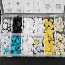 Dilwe Door Trim Clip, Car Door Card Panel Trim Clips 210Pcs Retainer Fastener Clip For rivet tooling