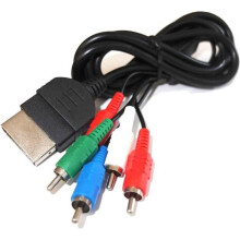 Component HD AV Cable for Xbox - Generic - Black - Red, Blue, White, Green