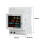 Electricity Consumption Meter, 100A 6-in-1 DIN Rail 220V Current Power Frequency Factor Meter 3