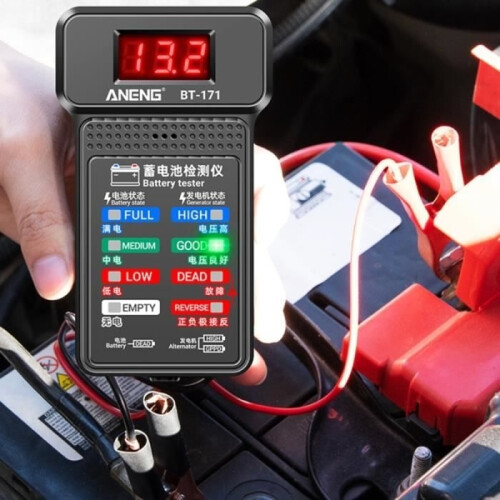 12V 100-2000CCA Autobatterietester, Batterielasttester, Starthilfe und Heizsystem 1