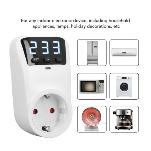 OMABETA Voltage Protector, Digital Display Surge Protector, Voltage Protection Socket for DIY Circuit Board 2
